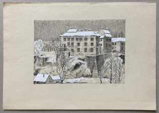 Velké Meziříčí, zámek (kresba)
