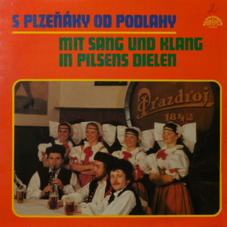 Malá česká dechovka Josefa Krčka - S Plzeňáky od podlahy (LP)