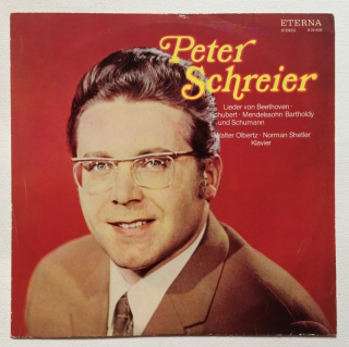 Peter Schreier, Beethoven, Schubert, Mendelssohn Bartholdy , Schumann - Lieder Von Beethoven, Schubert, Mendelssohn Bartholdy Und Schumann (LP)