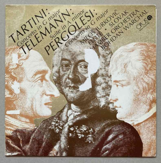 Slovak Chamber Orchestra, Miloš Jurkovič - Tartini, Telemann, Pergolesi (LP)