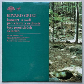 Edvard Grieg, Viktor Jeresko, velký symfonický orchestr všesvazového rozhlasu, řídí Gennadij Rožděstvenskij - Koncert A Moll pro klavír a orchestr / Šest poetických skladeb (LP)