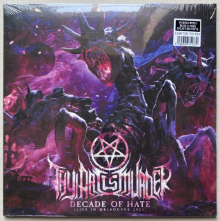 Thy Art Is Murder - Decade Of Hate (Live In Melbourne 2023) (2LP) - limited edition, purple with blue & pink splatter vinyl 