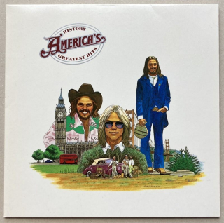 America - History - America's Greatest Hits (LP)
