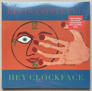 Elvis Costello - Hey Clockface (2LP) - Transparent Red Colored Vinyl