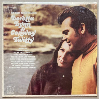 Loretta Lynn & Conway Twitty - We Only Make Believe (LP)