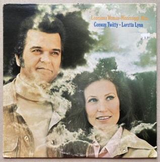 Conway Twitty - Loretta Lynn - Louisiana Woman-Mississippi Man (LP)