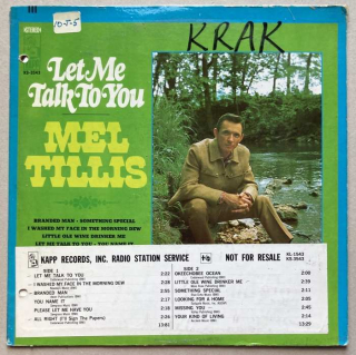 Mel Tillis - Let Me Talk To You (LP)