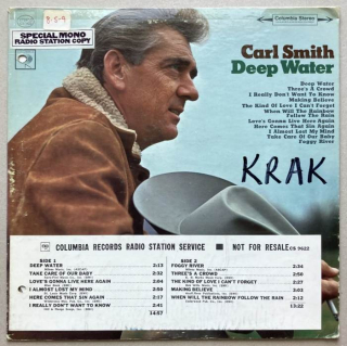 Carl Smith - Deep Water (LP)