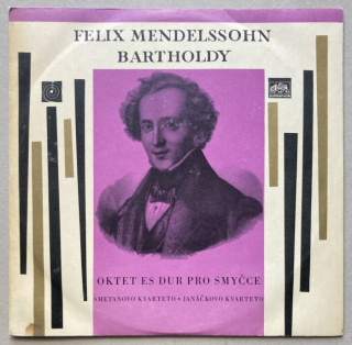 Felix Mendelssohn-Bartholdy - Smetanovo Kvarteto, Janáčkovo Kvarteto - Oktet Es Dur pro smyčcové nástroje (LP)