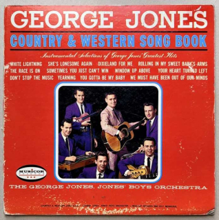 George Jones And The Jones Boys Orchestra - Country & Western Song Book: Instrumental Selections Of George Jones' Greatest Hits (LP)