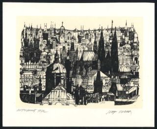 Josef Vrana (*1939) - Praha - litografie