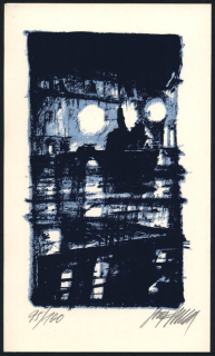 Josef Vrana (*1939) - Praha - litografie