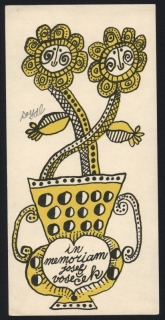 Zdenek Seydl - In Memoriam Josef Voseček (litografie)