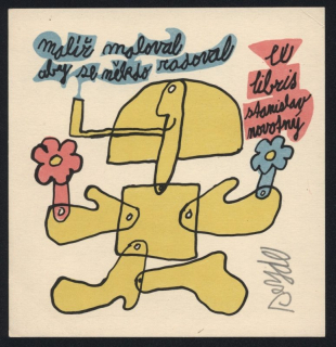 Zdenek Seydl - Ex libris Stanislav Novotný (litografie)