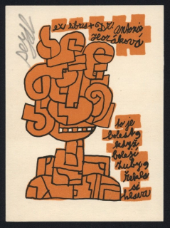 Zdenek Seydl - Ex libris Dr. Antonie Horáková (litografie)