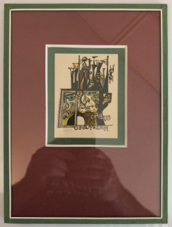 Josef Liesler (1912 - 2005) - Ex Libris J. Souverein - litografie