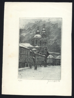 Jan Ferdinand Pistorius (1899-1985) - Kostel Sv. Mikuláše v Praze (lept)