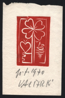 Karel Valter (1909-2006) - P. F. 1970 (linoryt)