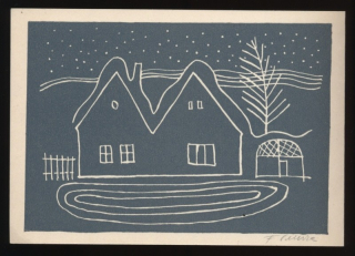 František Peterka (1920-2007) - P. F. 1965 Stanislav Hlinovský (litografie)