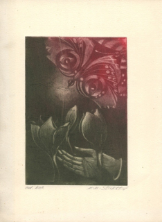 Marie Michaela Šechtlová (1952) - mezzotinta