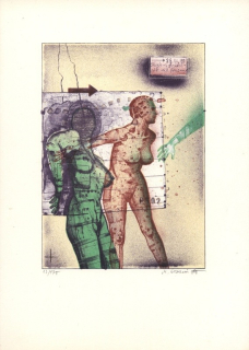 Milan Erazim (1946 - 2020) litografie
