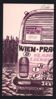 Tomáš Bím (1946) - Wien - Prag (litografie)