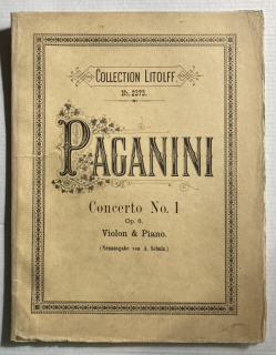 Paganini, Niccolo - Concerto No. 1, Op. 6
