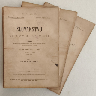 Kuba, Ludvík - Slovanstvo ve svých zpěvech Kniha II. sešit 1-6 - Písně moravské (komplet)
