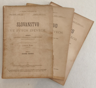 Kuba, Ludvík - Slovanstvo ve svých zpěvech Kniha II. sešit 2, 3, 4 - Písně české (nekompletní)