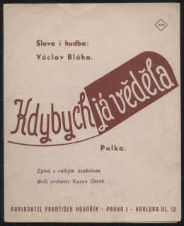 Kdybych já věděla - polka