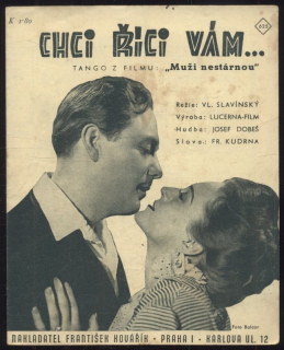 Chci říci vám... - tango z filmu "Muži nestárnou"