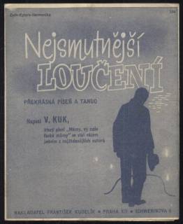 Nejsmutnější loučení - píseň a tango