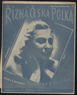 Řízná česká polka - polka z operety "Děvčátko z kolonie"