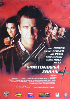 Smrtonosná zbraň 4 (filmový plakát)