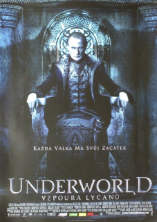 Underworld: Vzpoura Lycanů / Underworld: Rise of the Lycans (filmový plakát)