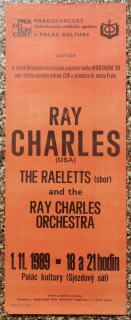 Ray Charles. The Raeletts. Ray Charles Orchestra. (hudební plakát)