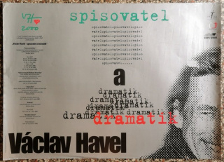 Spisovatel a dramatik Václav Havel (výstavní plakát)