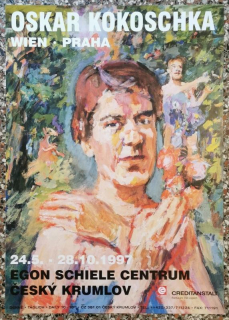 Oskar Kokoschka. Wien-Praha. (výstavní plakát)