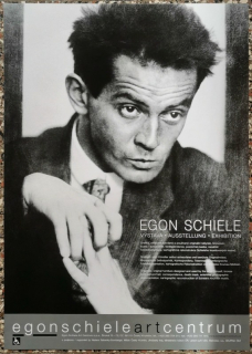 Egon Schiele. Výstava-Ausstellung-Exhibition. (výstavní plakát)
