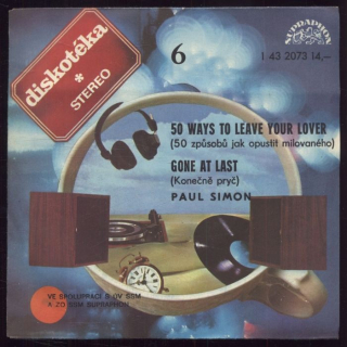 Paul Simon - 50 Ways To Leave Your Lover / Gone At Last (SP)