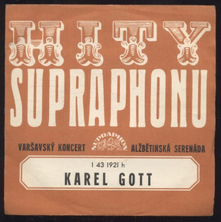 Karel Gott - Varšavský koncert / Alžbětinská serenáda (SP)