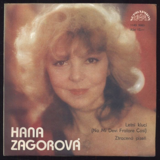 Hana Zagorová - Letní kluci (No Mi Devi Fratare Cosi) / Ztracená píseň (SP)
