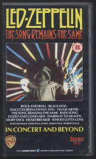 Led-Zeppelin : The Song Remains The Same (VHS)