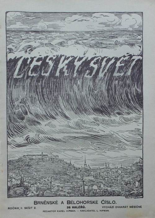 Český svět - ročník 2 (1905-1906) 34 čísel ve 33 sešitech