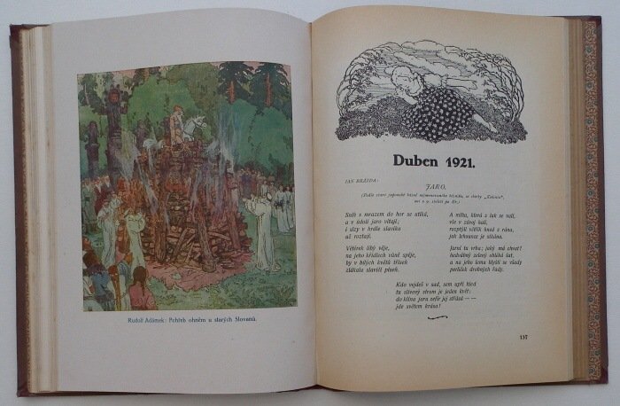 Úsvit (Listy věnované mladému pokolení) ročník 2 (kompletní ročník, 10 čísel) vázáno