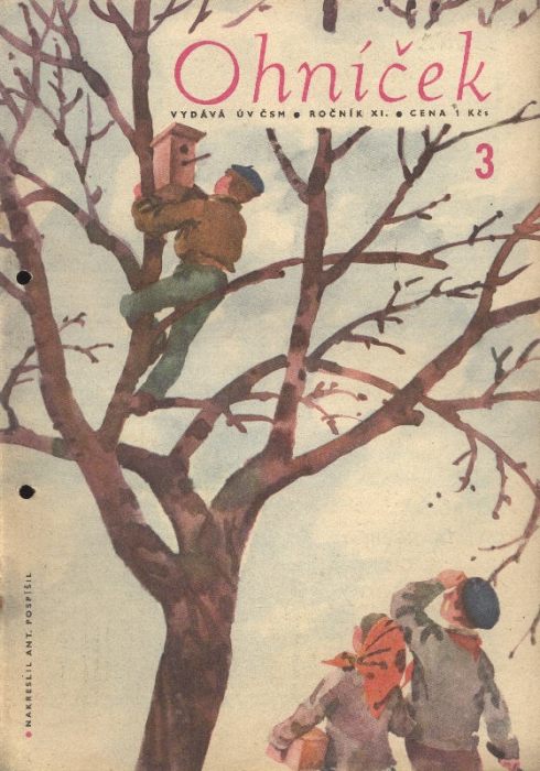 Ohníček 1961 (11. ročník, nekompletní) pouze čísla 1 až 9