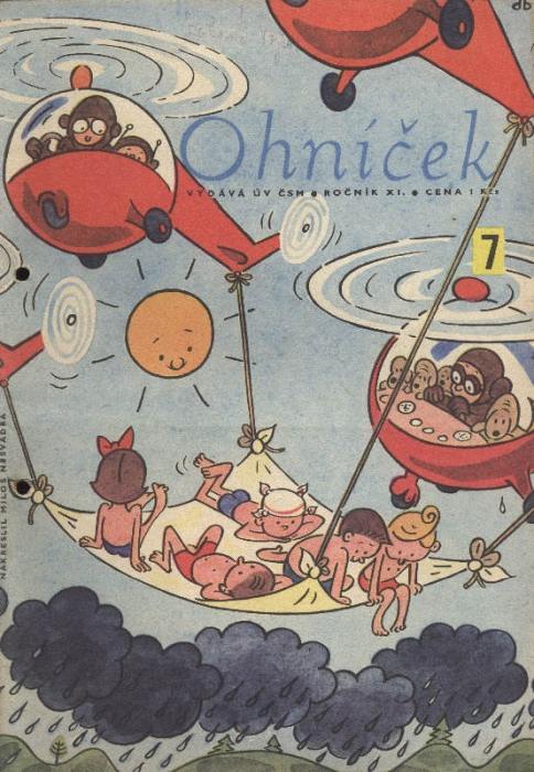 Ohníček 1961 (11. ročník, nekompletní) pouze čísla 1 až 9