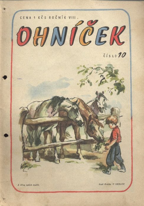 Ohníček 1958 (8. ročník - nekompletní) pouze čísla 9-12