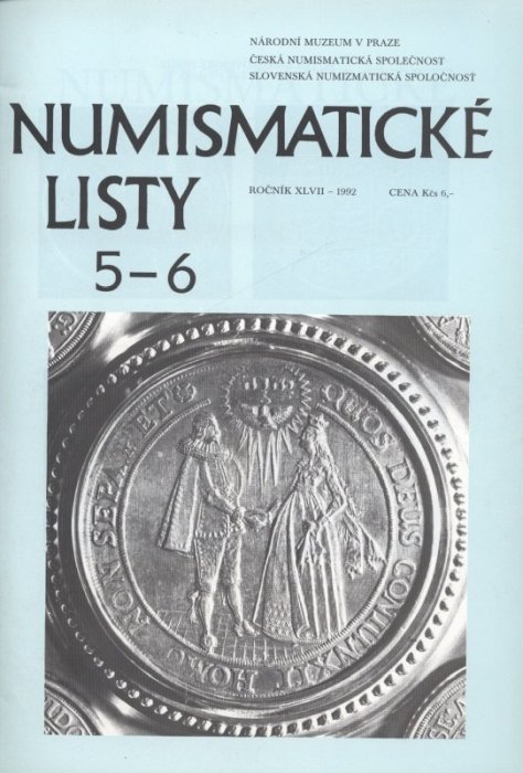 Numismatické listy 1992 (kompletní 47. ročník, 6 čísel)