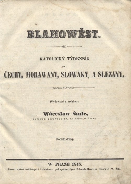 Blahowěst 1848 (kompletní 2.ročník)